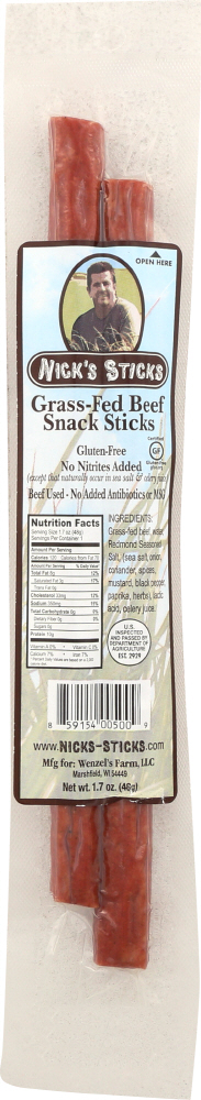 Grass-Fed Beef Snack Sticks - 859154005009