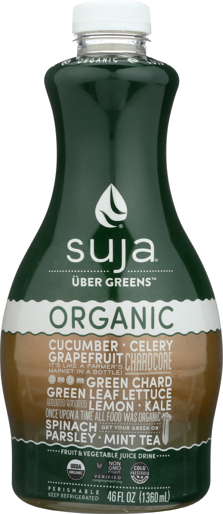 Uber Greens Vegetable & Fruit Juice Drink, Uber Greens - 859213005919