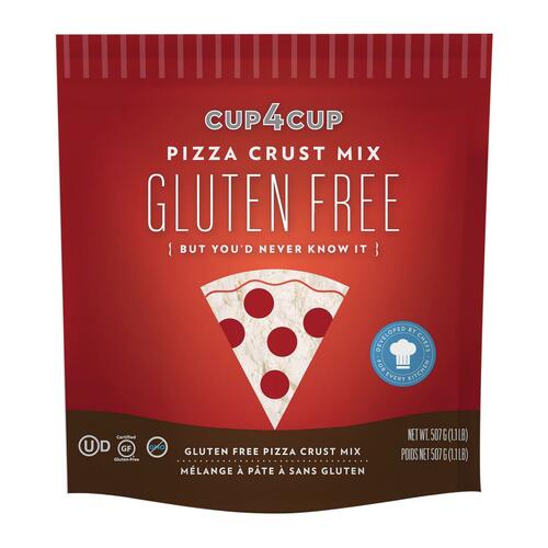 Cup 4 Cup - Pizza Crust Mix - Case Of 6 - 18 Oz. - 859216003028
