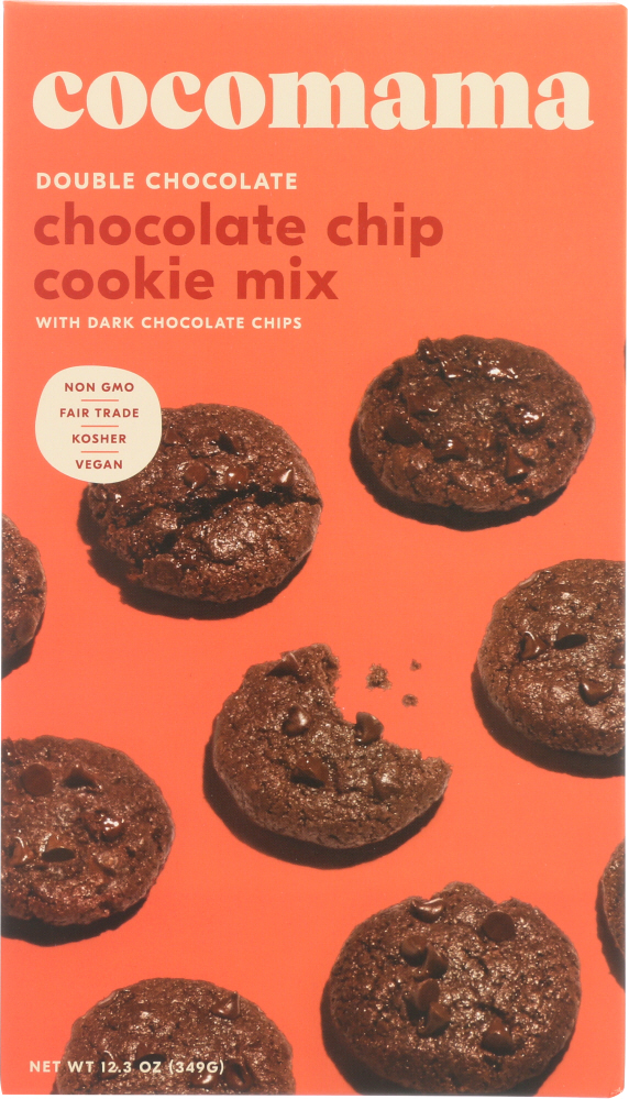 CISSE COCOA CO: Double Chocolate Chip Cookies Mix, 12.28 oz - 0859283003044