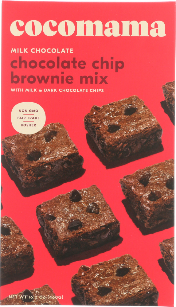 CISSE COCOA CO: Mix Brownie Milk Chocolate Chip, 16.2 oz - 0859283003228