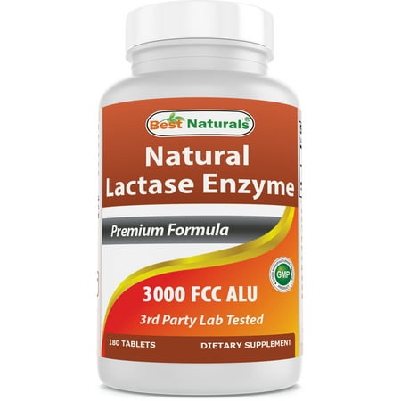 Best Naturals Lactase Enzyme 180 Tablets - 859375002900