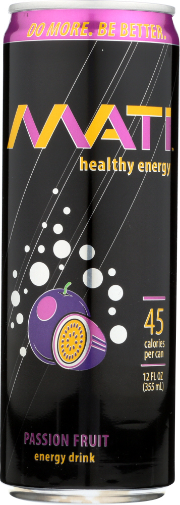 Passion Fruit Sparkling Organic Energy Drink - 859466005117