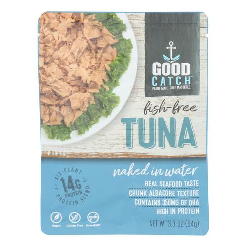 Good Catch - Fish Free Tuna Nkd In Water - Case Of 12 - 3.3 Oz - tuna