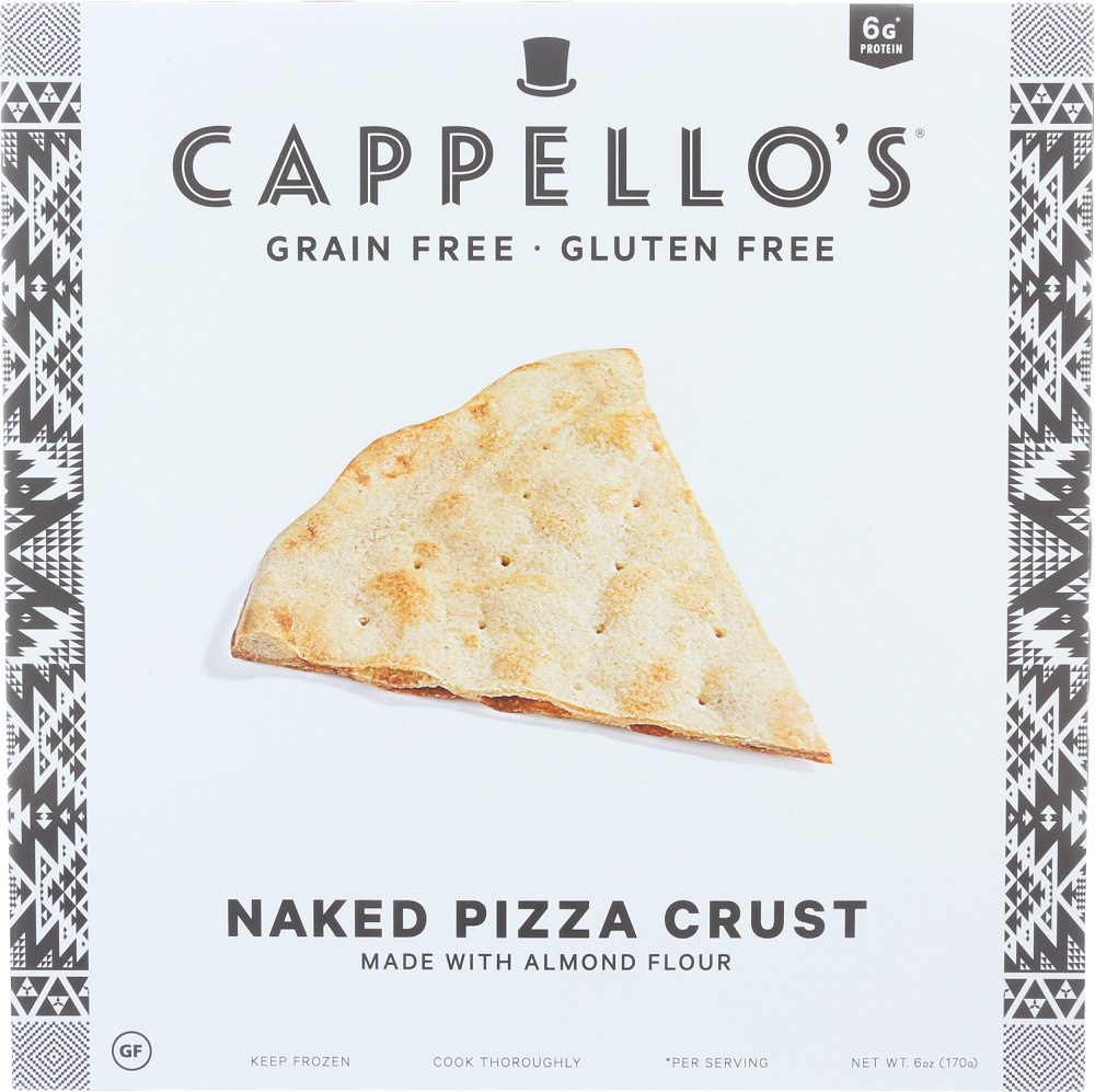 CAPPELLOS: Naked Pizza Crust, 6 oz - 0859553004399