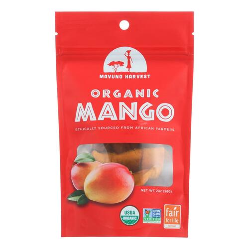 MAVUNO HARVEST: Dried Fruit Organic Mango, 2 oz - 0859750003287