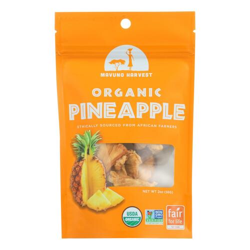 MAVUNO HARVEST: Dried Fruit Organic Pineapple, 2 oz - 0859750003294