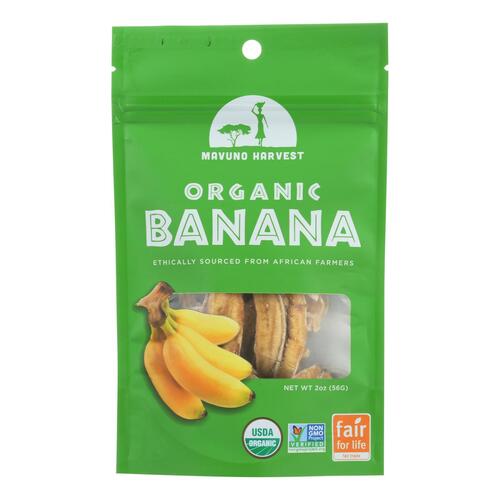 Mavuno Harvest, Organic All Natural Dried Banana - 859750003317