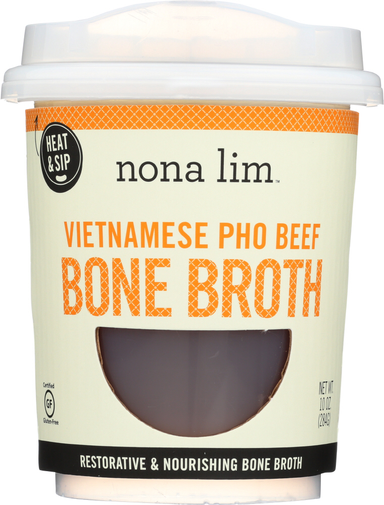 NONA LIM: Vietnamese Pho Beef Bone Broth, 10 oz - 0859792002019