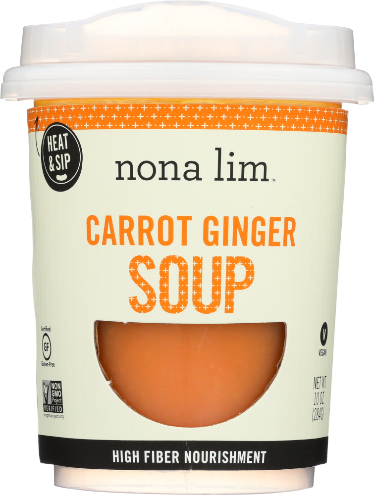 Carrots Simmered With Coconut Cream, Ginger, And Garlic Soup, Carrot Ginger - high