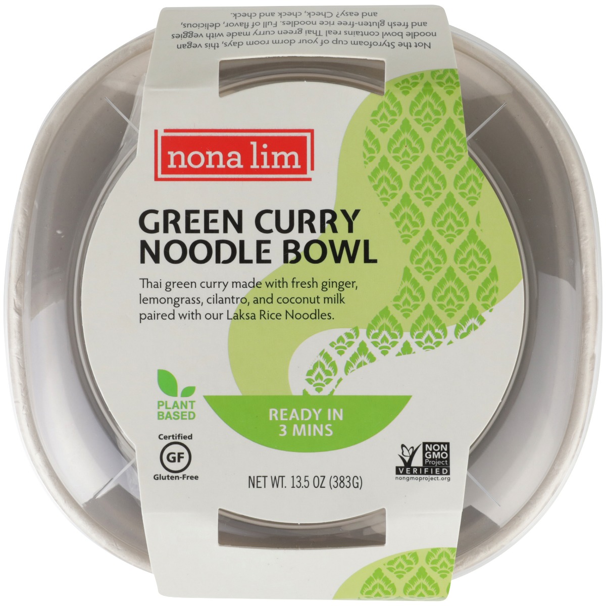NONA LIM: Green Curry Noodle Bowl, 13.50 oz - 0859792002699