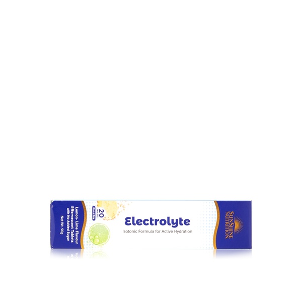 Sunshine Nutrition electrolyte tablets 90g - Waitrose UAE & Partners - 859795006595