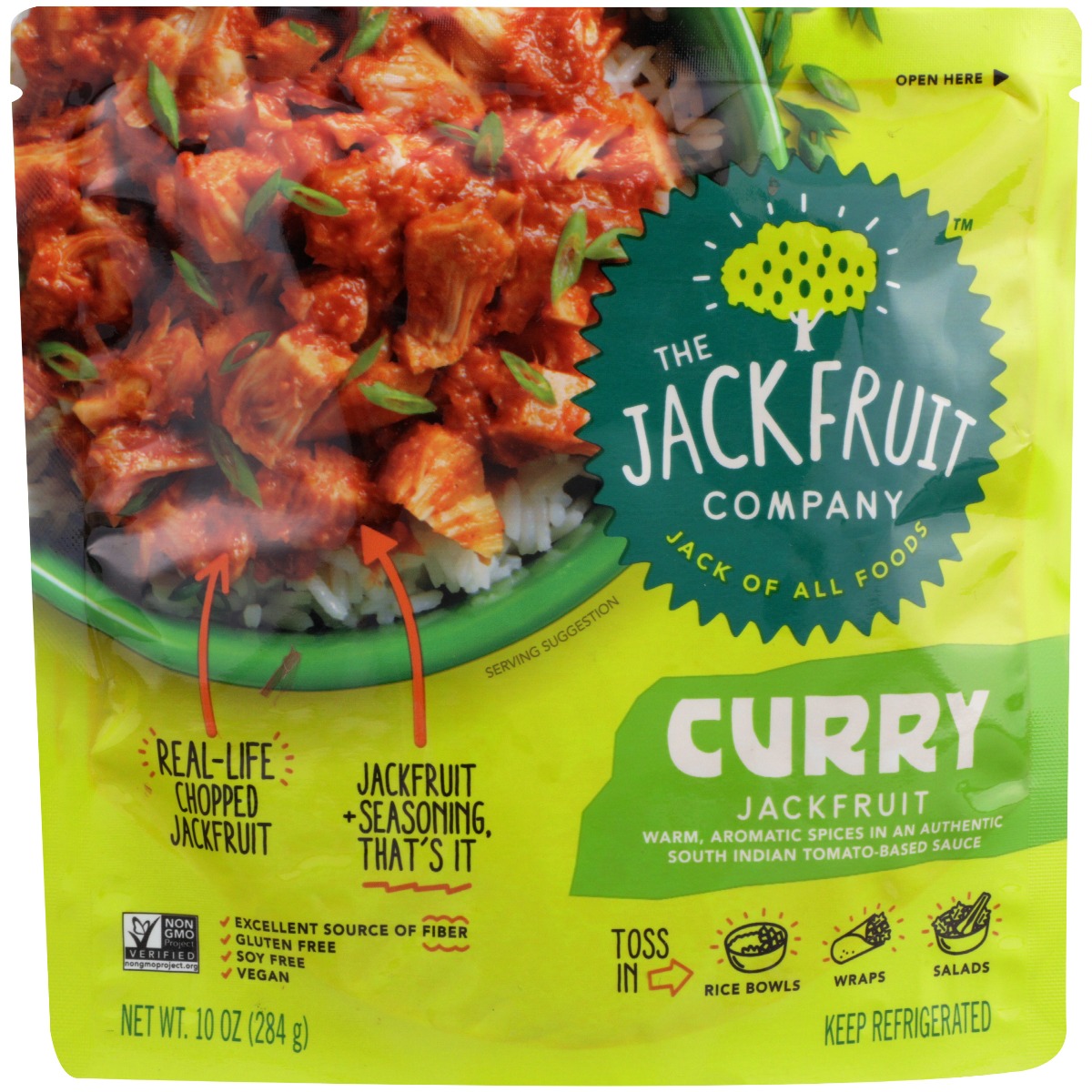THE JACKFRUIT COMPANY: Jackfruit Curry, 10 oz - 0859806003032
