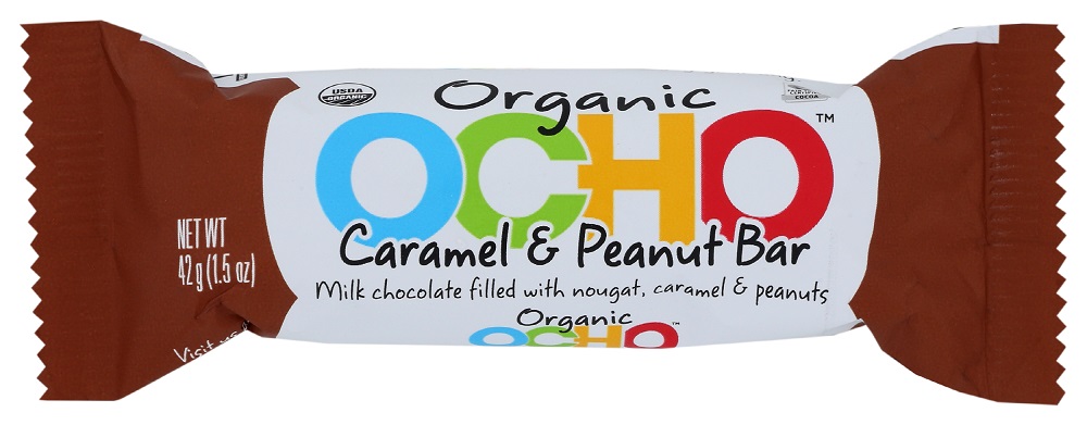 Caramel & Peanut Covered In Milk Chocolate The Organic Candy Bar - 859815002002
