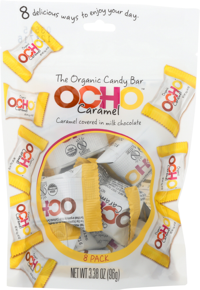 OCHO CANDY: Candy Caramel Organic, 3.5 oz - 0859815002866