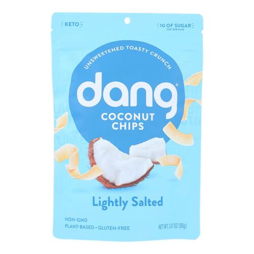 DANG: Toasted Coconut Chips Lightly Salted, 3.17 Oz - 0859908003121