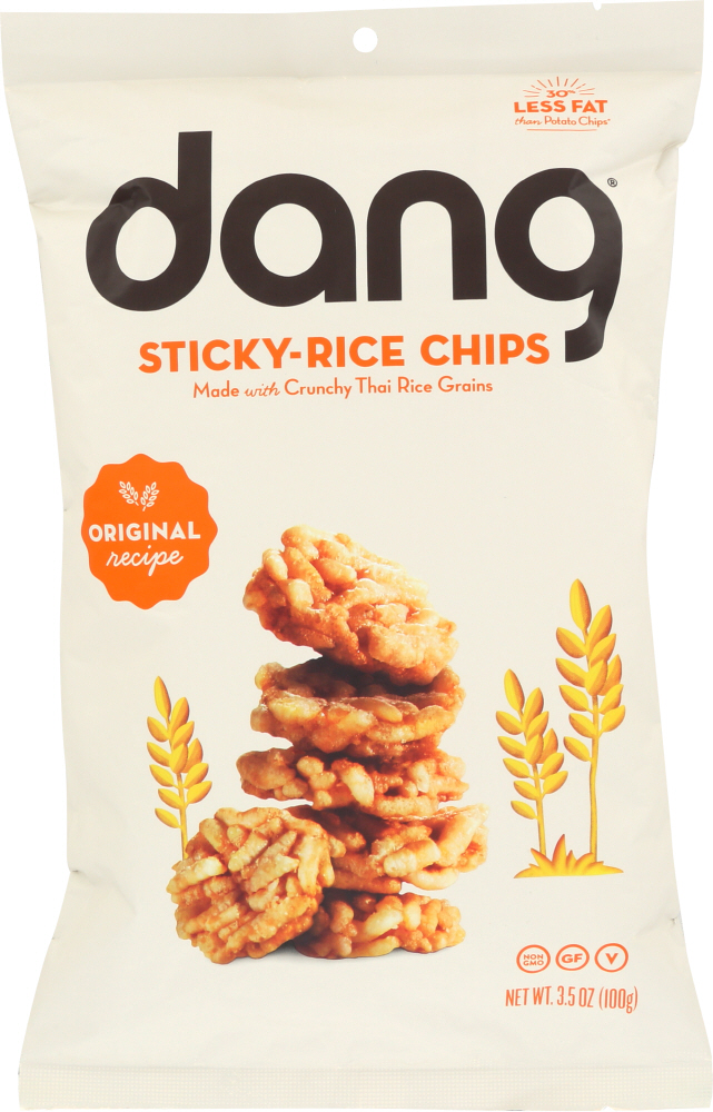 DANG: Original Sticky Rice Chips, 3.5 oz - 0859908003480