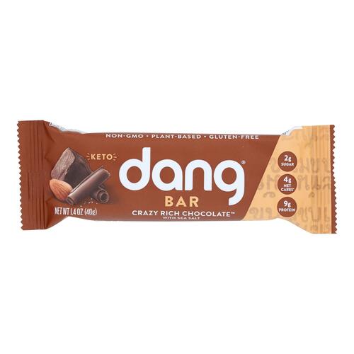 Dang - Bar - Chocolate Sea Salt - Case Of 12 - 1.4 Oz. - 859908003909
