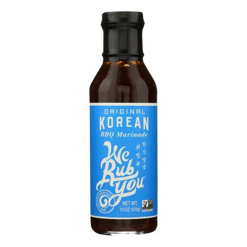  Original Korean Bulgogi Kalbi Galbi BBQ Marinade & Sauce Gluten-free, Non-GMO, Vegan, OU Kosher 15oz (pack of 1)  - 859980003002