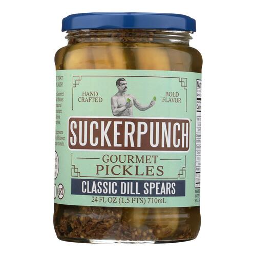 Suckerpunch Gourmet Pickles - Case Of 6 - 24 Fz - classic