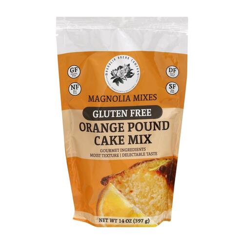 Magnolia Mixes - Cake Mix Orange Pound Gluten Free - Case Of 6 - 14 Oz - 860000142502