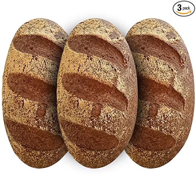 Yez! Artisan Keto Bread - Clean Keto, Paleo, Vegan - Low carb, Gluten free, Wheat free, Grain free, Soy free, Diabetic Friendly, Preservatives free, All Natural, Clean Ketogenic Food (small loaf - 10 oz each - pack of 3) - 860000180757