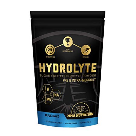 Hydrolyte BluRazz - 100 Servings Sugar Free Electrolyte Powder with Magnesium, Potassium - Boost Endurance and Reduce Fatigue with This Electrolyte Supplement - Maximum Hydration - Keto Friendly - 860000757638
