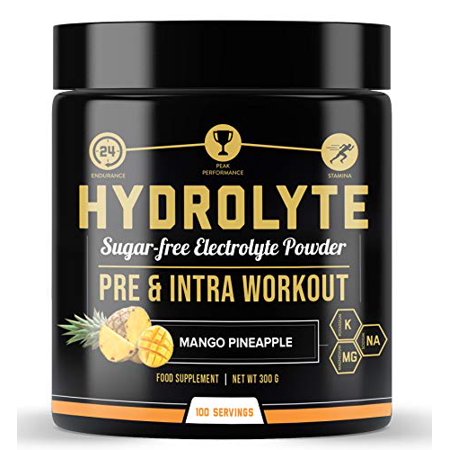 Hydrolyte Mango Pineapple - 100 Servings Sugar Free Electrolyte Powder with Magnesium, Potassium and Sodium - Boost Endurance and Reduce Fatigue with This Electrolyte Supplement - Keto Friendly - 860000757645