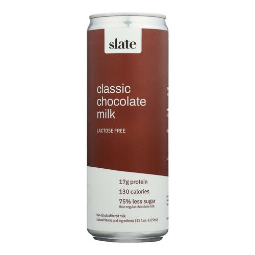 Slate Milk - Milk Aseptic Lf Chocolate - Case Of 12 - 11 Fz - 860000815505