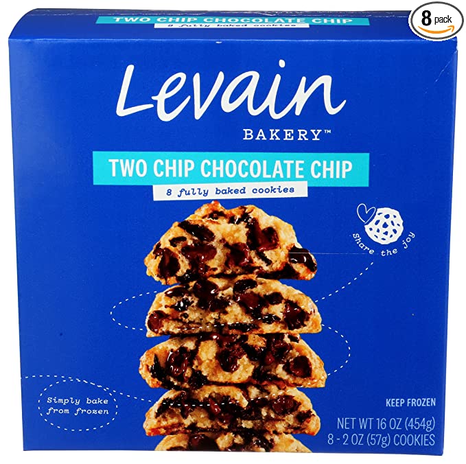  Levain Bakery Two Chip Chocolate Chip Cookies, 16 OZ  - two
