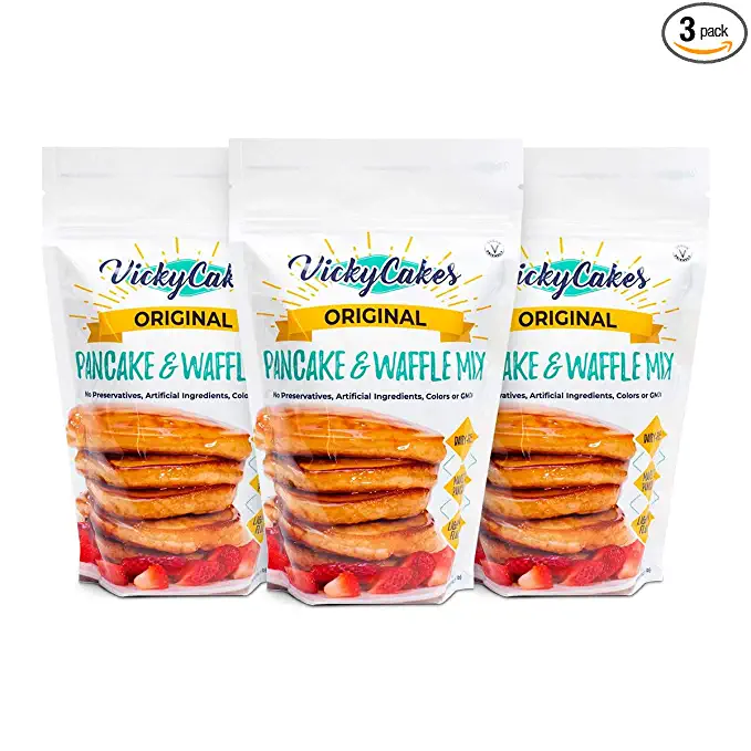  Vicky Cakes Original Dairy-free Pancake and Waffle Mix (Pack of 3)  - 860002763750