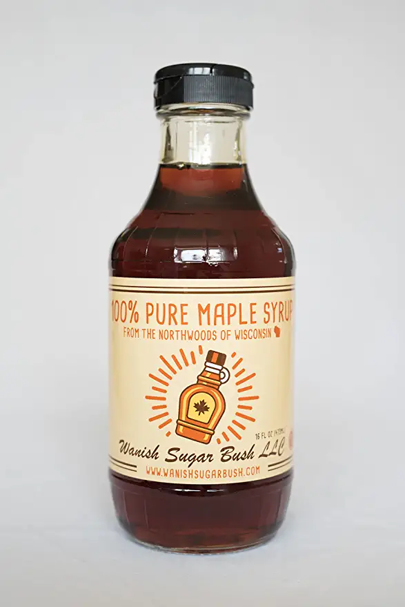 Wanish Sugar Bush | 100% Pure Maple Syrup | From the Northwoods of Wisconsin | 16 oz - Pint - 860004787310