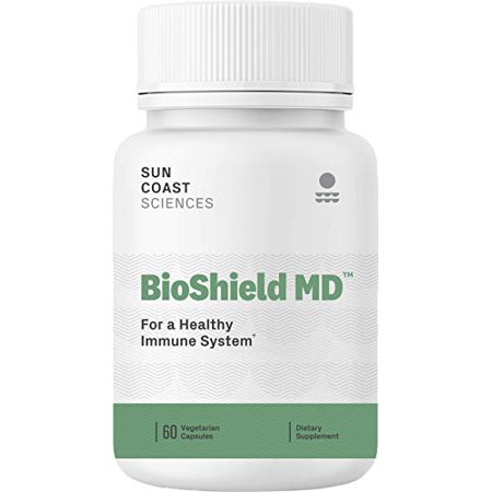 Sun Coast Sciences: BioShield+ - Premium Immunity Support - 60 Capsules - Includes Curcumin and Green Tea Extract for Mental Clarity and Joint Pain Relief - Physician Formulated - High - 860005048700