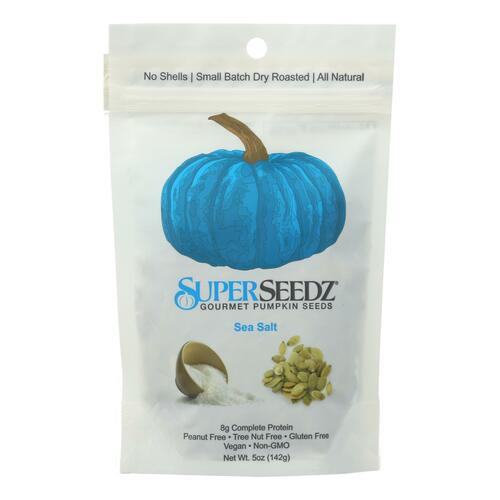 SUPER SEEDZ: Pumpkin Seed Sea Salt, 5 oz - 0860034000021