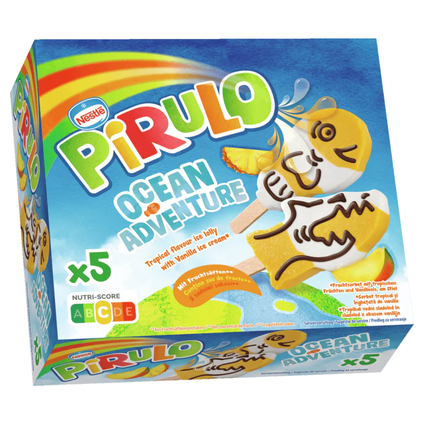 Nestlé Pirulo Ocean Adventure 5x60ml - 8606018615407