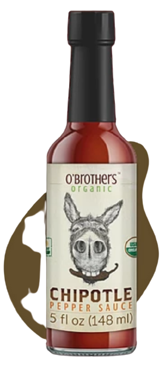 O’BROTHERS: Organic Chipotle Habanero Pepper Sauce, 5 oz - 0860821000128