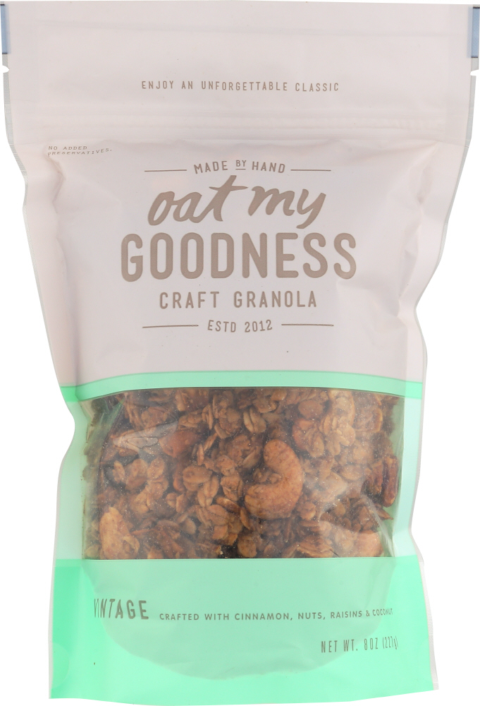 OAT MY GOODNESS: Granola Vintage, 8 oz - 0861552000005