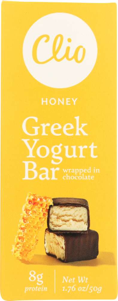 CLIO: Honey Greek Yogurt Bar, 1.76 oz - 0861703000168