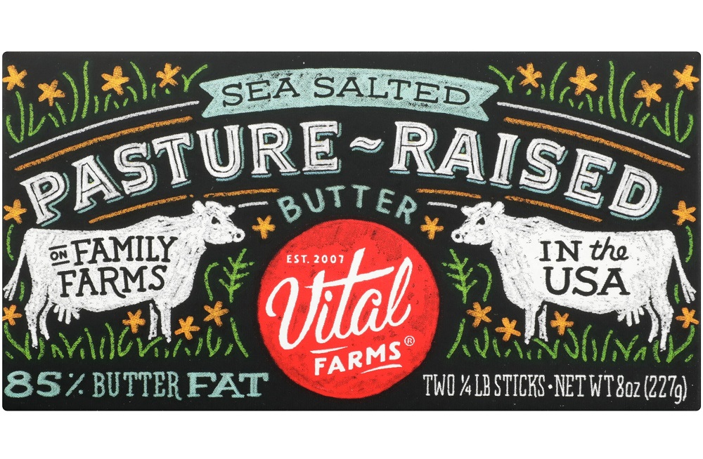 VITAL FARMS: Pasture-Raised Sea Salted Butter, 8 oz - 0861745000072