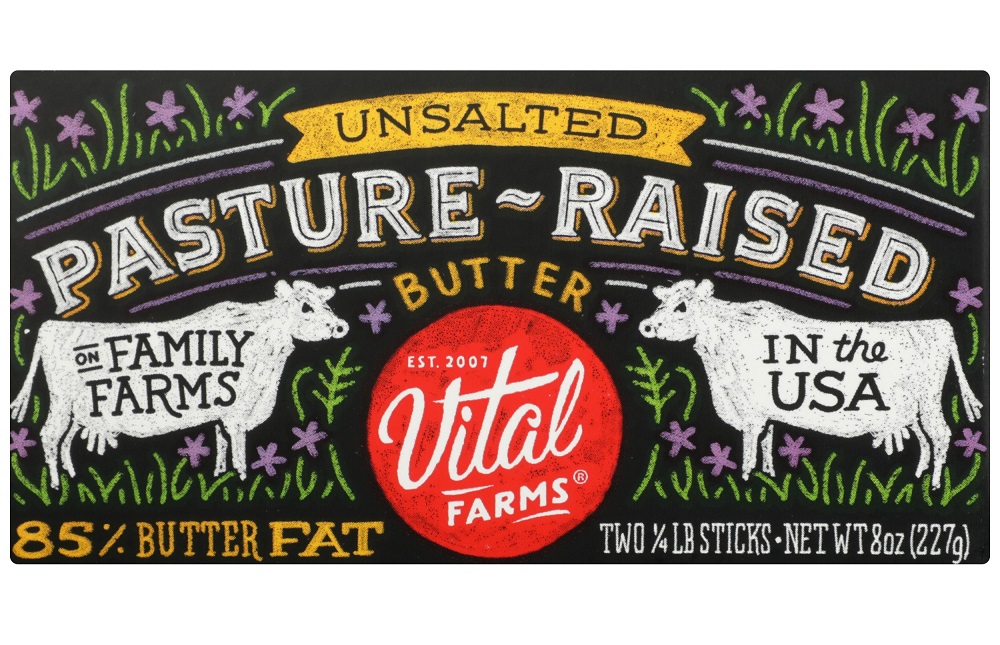 VITAL FARMS: Pasture-Raised Unsalted Butter, 8 oz - 0861745000089