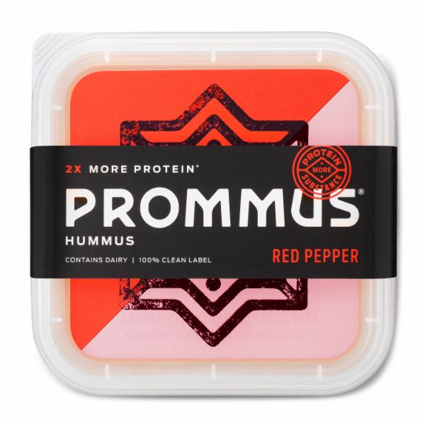 PROMMUS: Red Pepper Hummus, 9 oz - 0862070000300