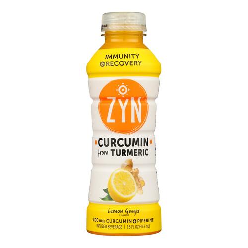 Zyn - Curcumin Drink - Lemon Ginger - Case Of 12 - 16 Fl Oz. - 863003000411