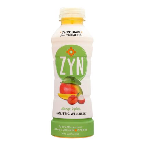 Zyn - Curcumin Drink - Mango Lychee - Case Of 12 - 16 Fl Oz. - 863003000435