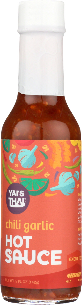 YAIS THAI: Sauce Hot Chili Garlic, 5 oz - 0864305000147