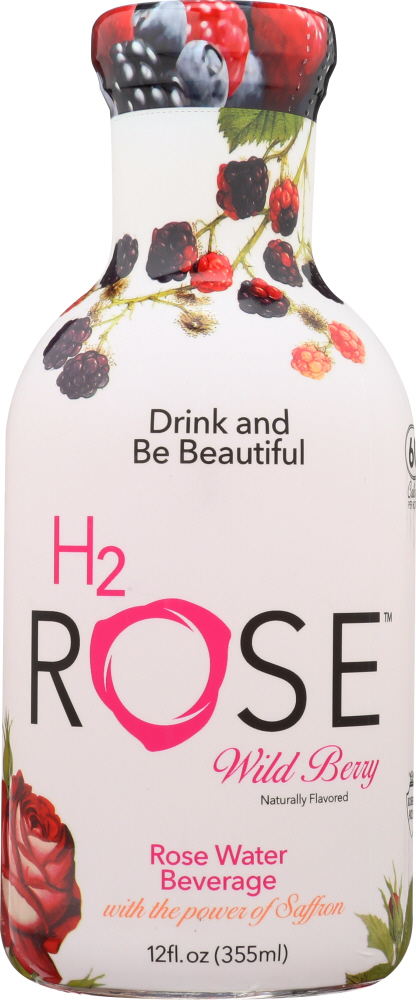 H2ROSE: Water Rose Wild Berry, 12 oz - 0864916000024