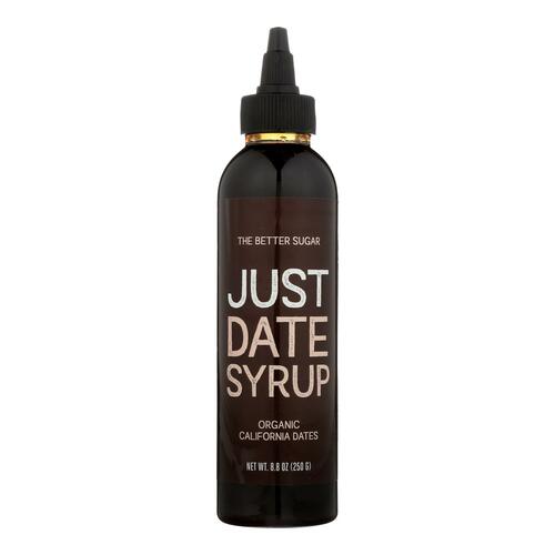 JUST DATE SYRUP: Organic California Dates Syrup, 8.8 oz - 0865174000337