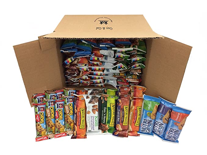 Healthy Bar Snack Mix - Sweet and Salty Granola Bar Variety Pack - Nature Valley, Kashi, Quaker - 72 Bar Bundle - 865182000312