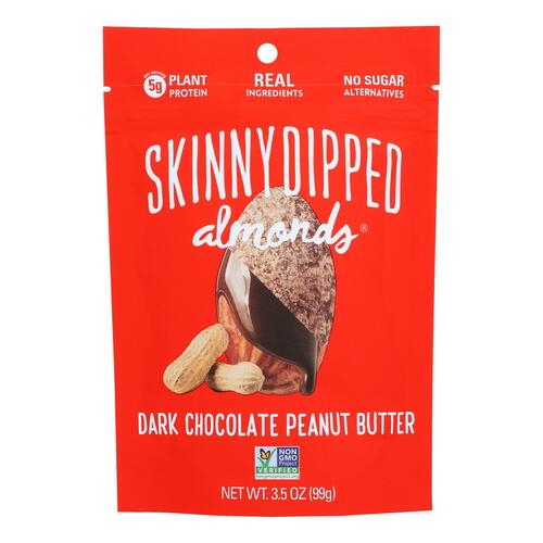 Skinnydipped - Dip Almond Peanut Butter - Case Of 10-3.5 Oz - 866515000375