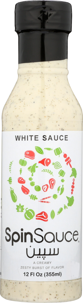 SPIN SAUCE: Sauce White, 12 fo - 0867170000205