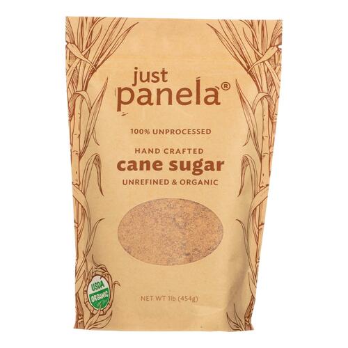 Just Panela Handcrafted Unrefined & Organic Cane Sugar - Case Of 8 - 16 Oz - 867402000096
